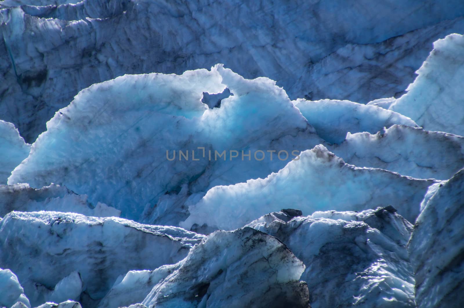 glacier in the French Alps