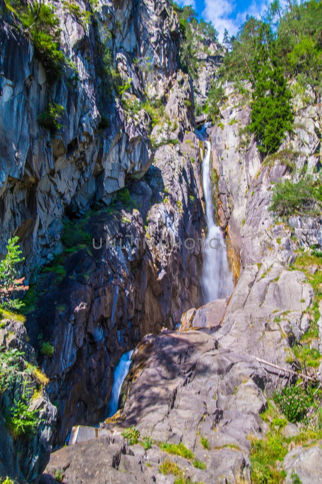 gorge in the Swiss Alps