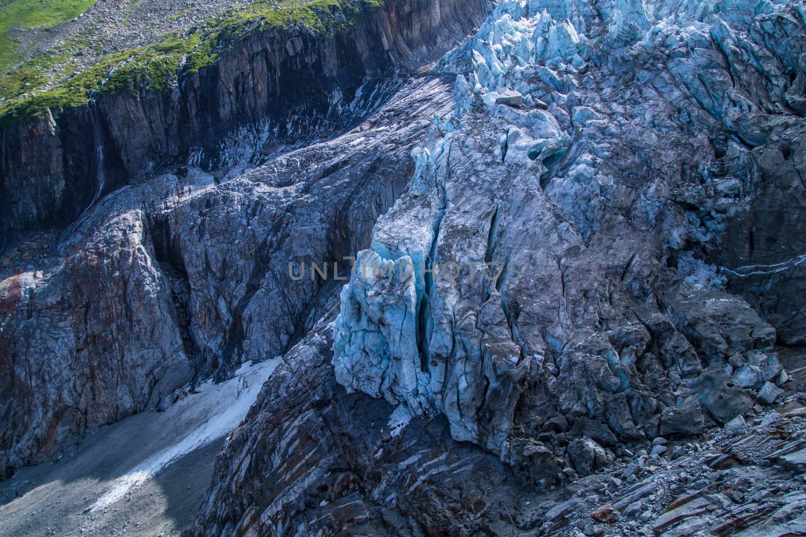 glacier in the French Alps
