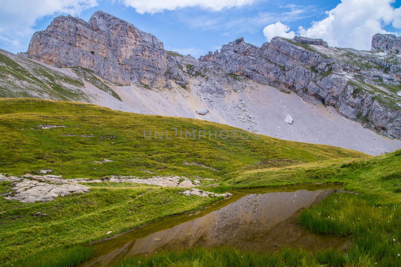 landscape of the French Alps