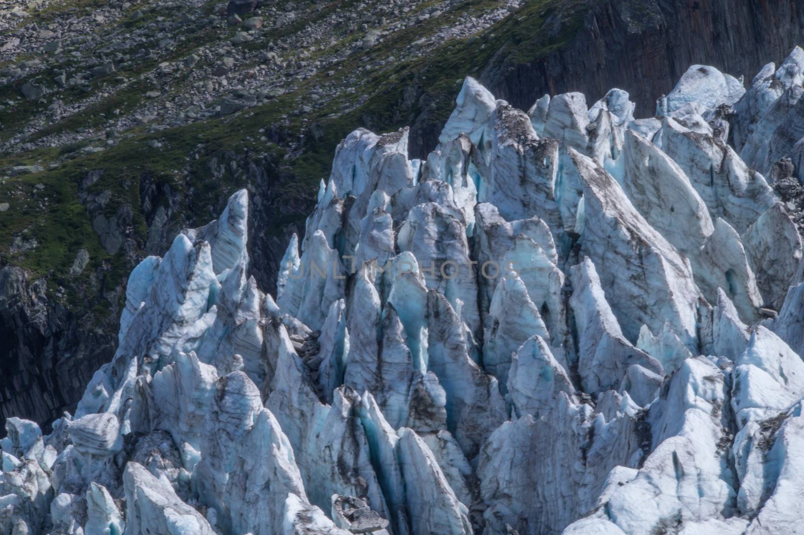 glacier in the French Alps