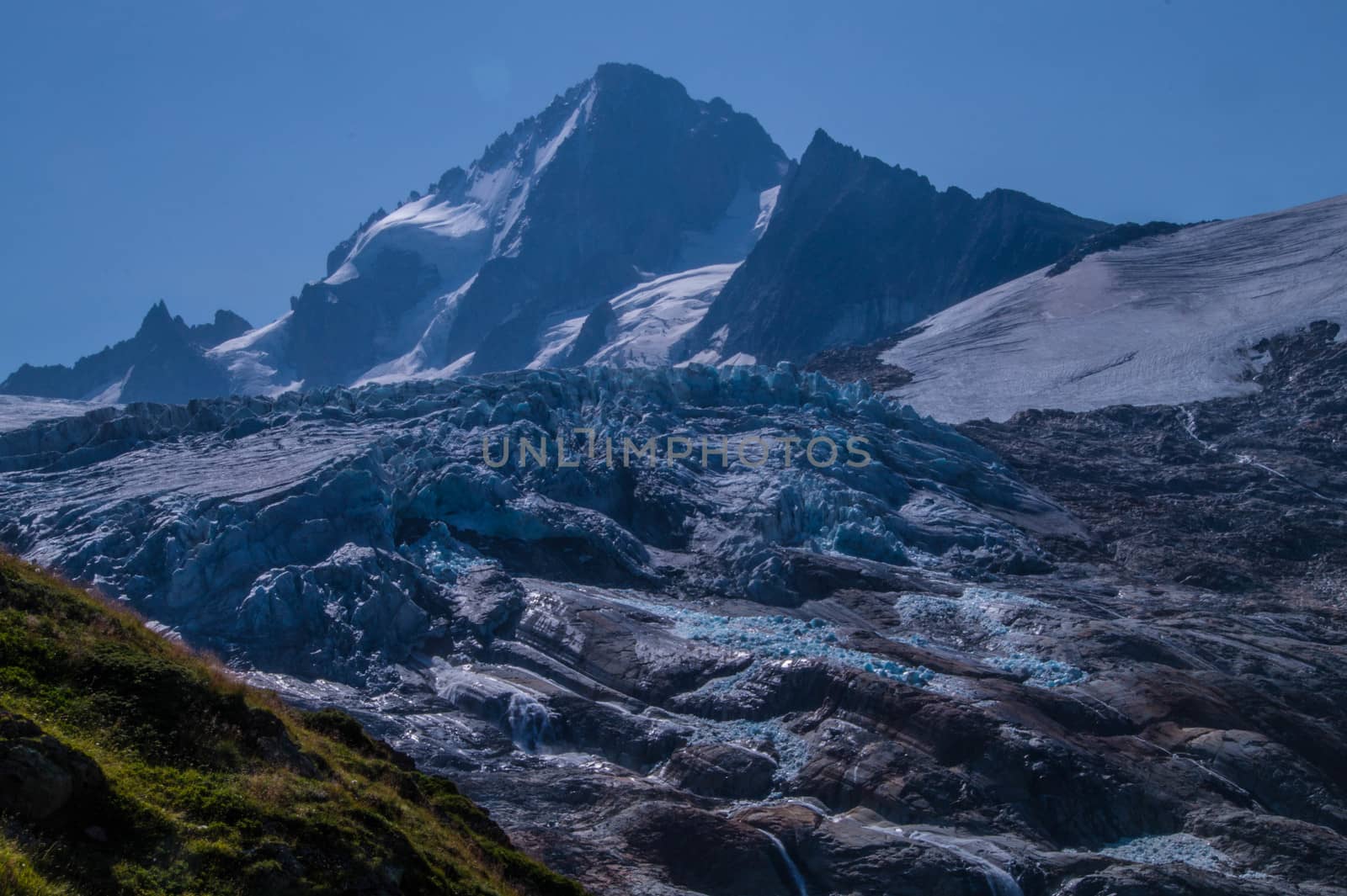 landscape of the French Alps
