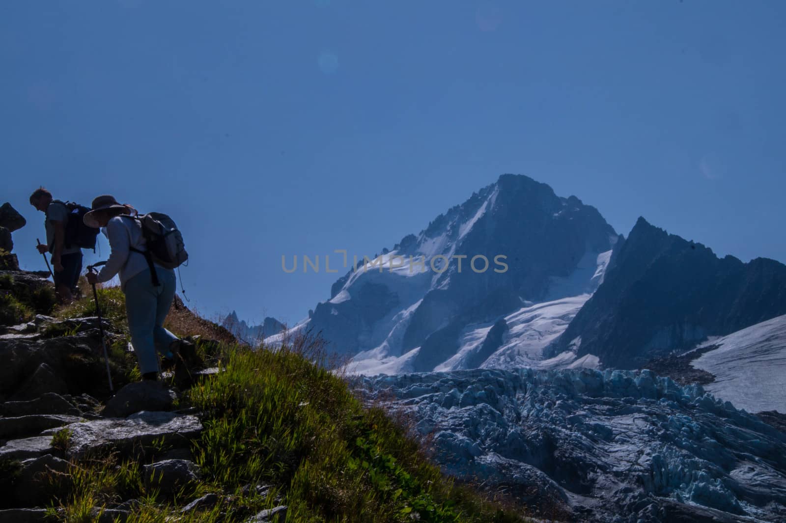 landscape of the French Alps