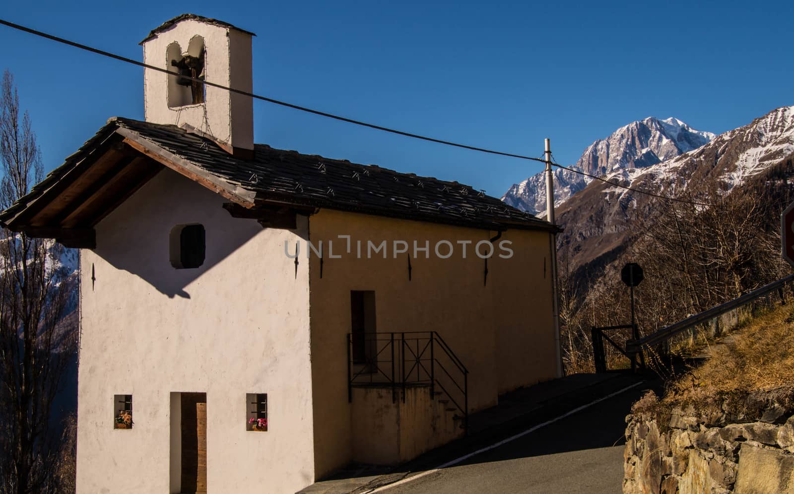autumn landscape in the Italian Alps