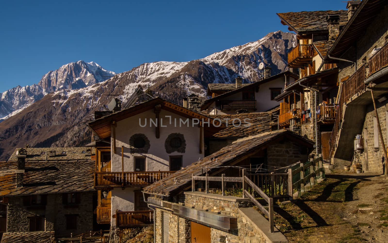 autumn landscape in the Italian Alps