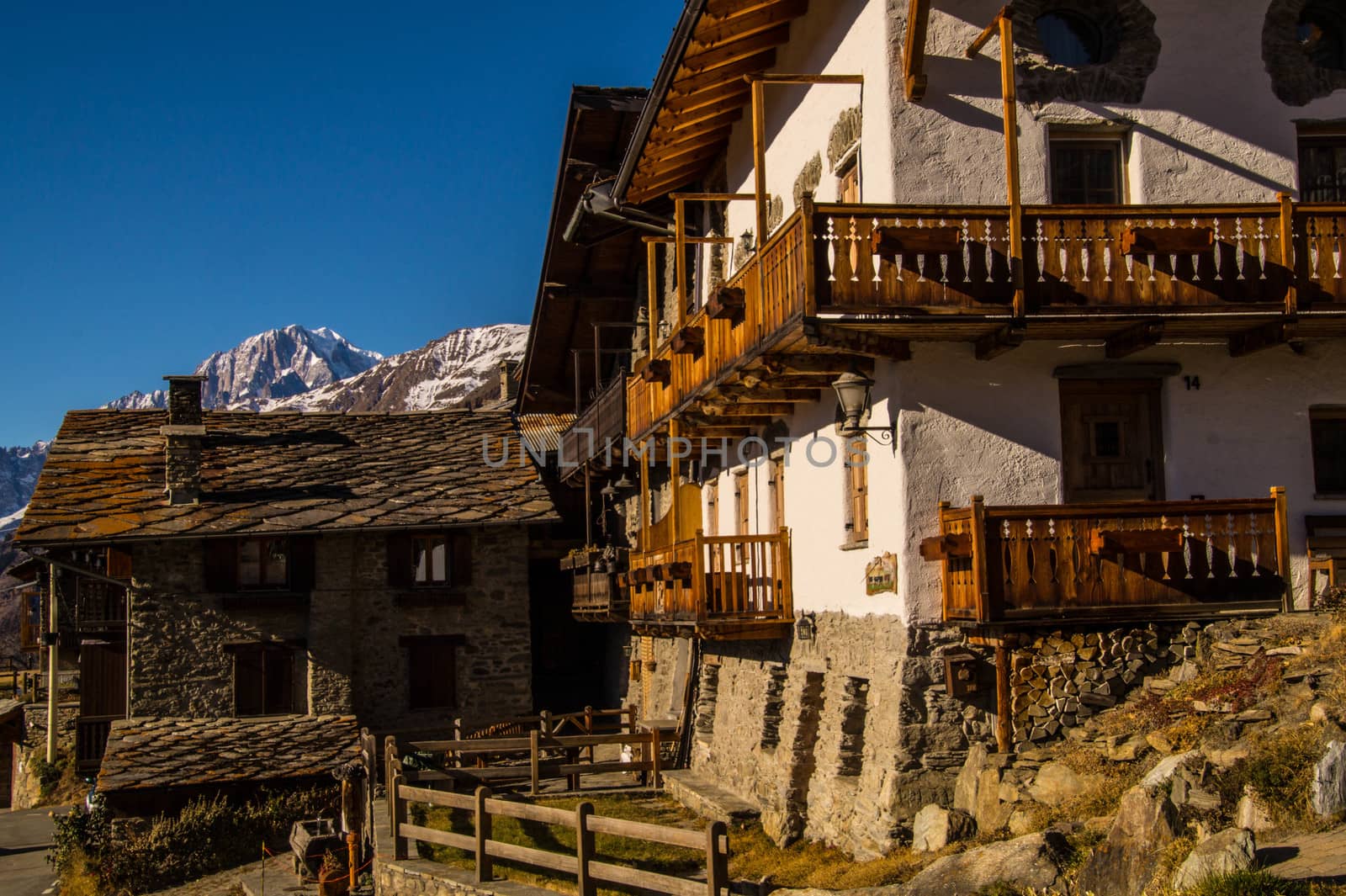 autumn landscape in the Italian Alps