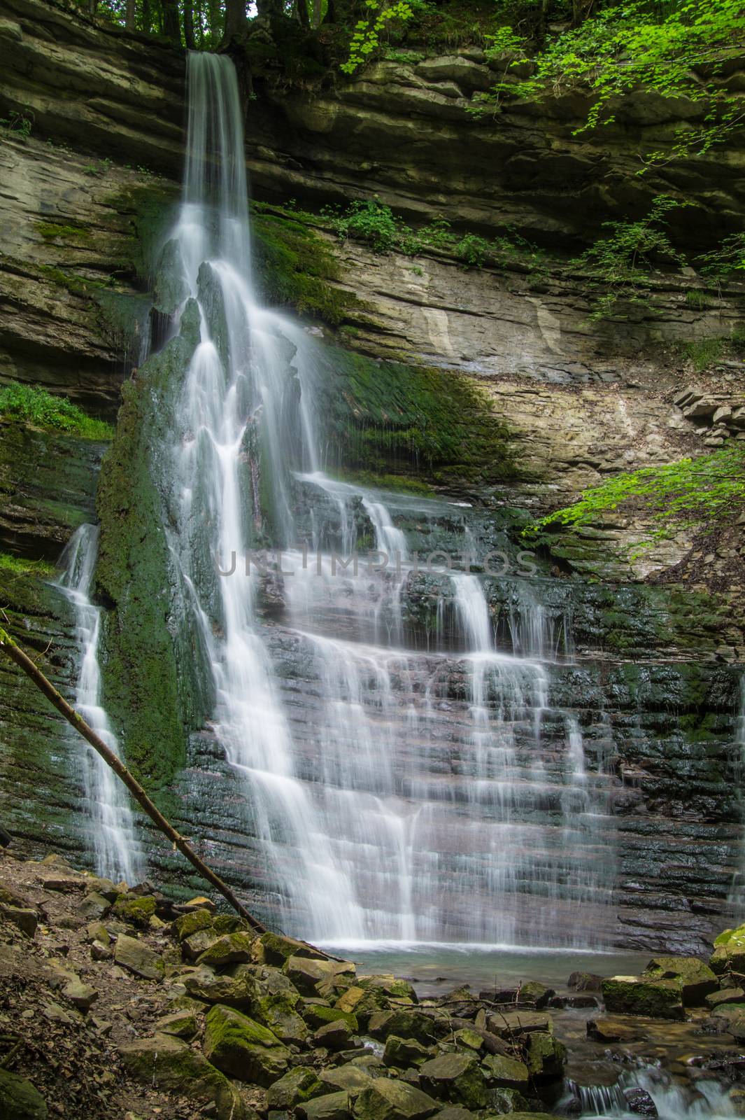 waterfall of dioca,isere,france