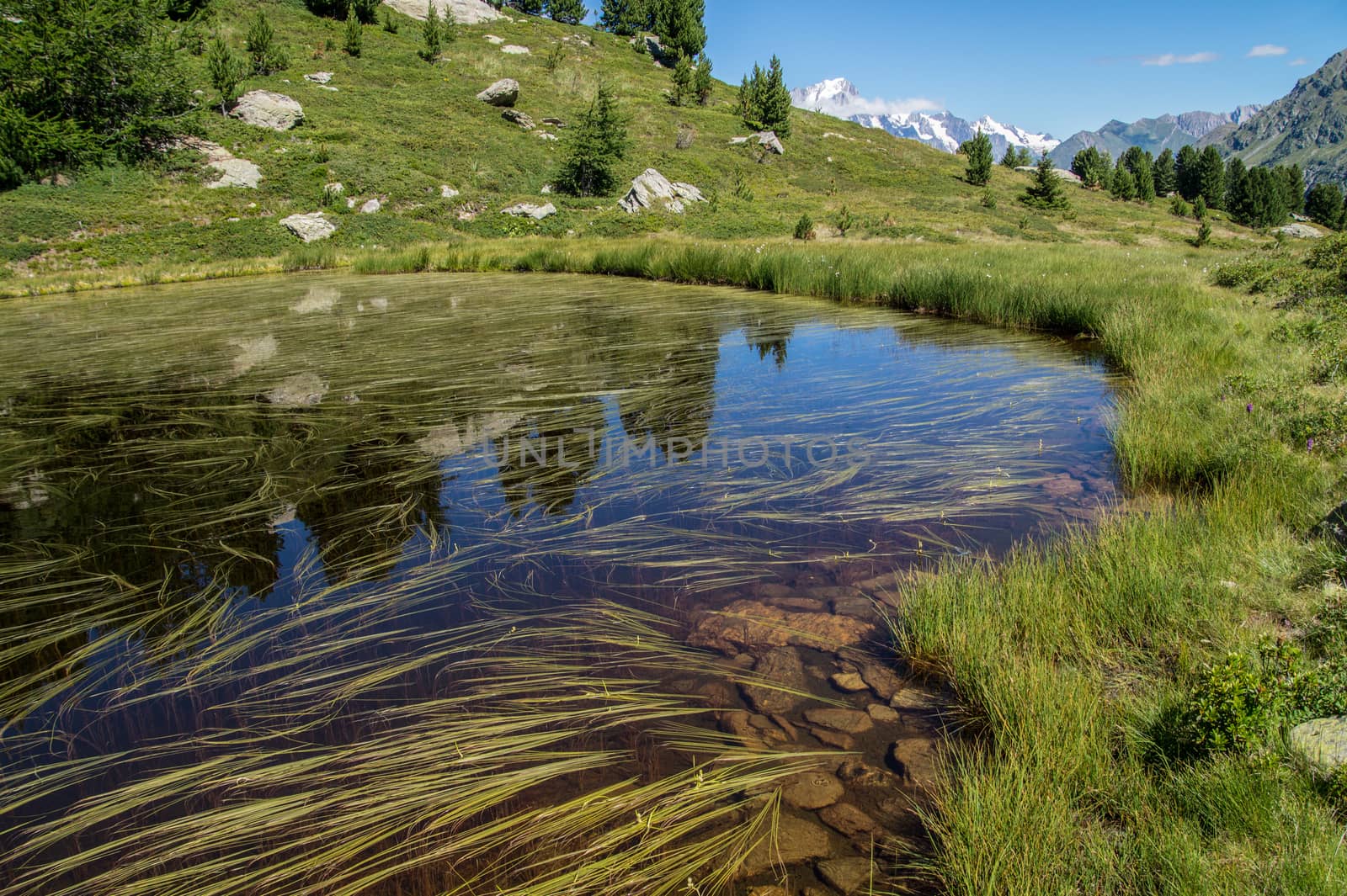 lake of thuilette,la thuile,val d'aoste,italy