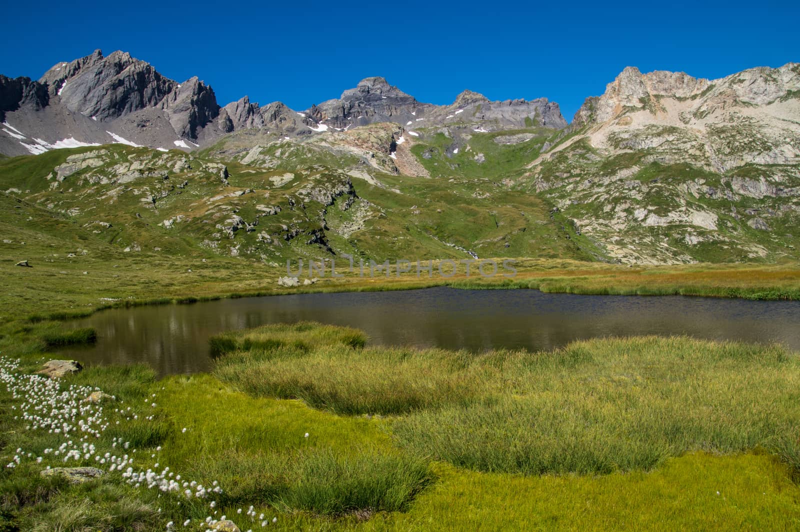 lake verney,petit saint bernard,val d'aoste,italy