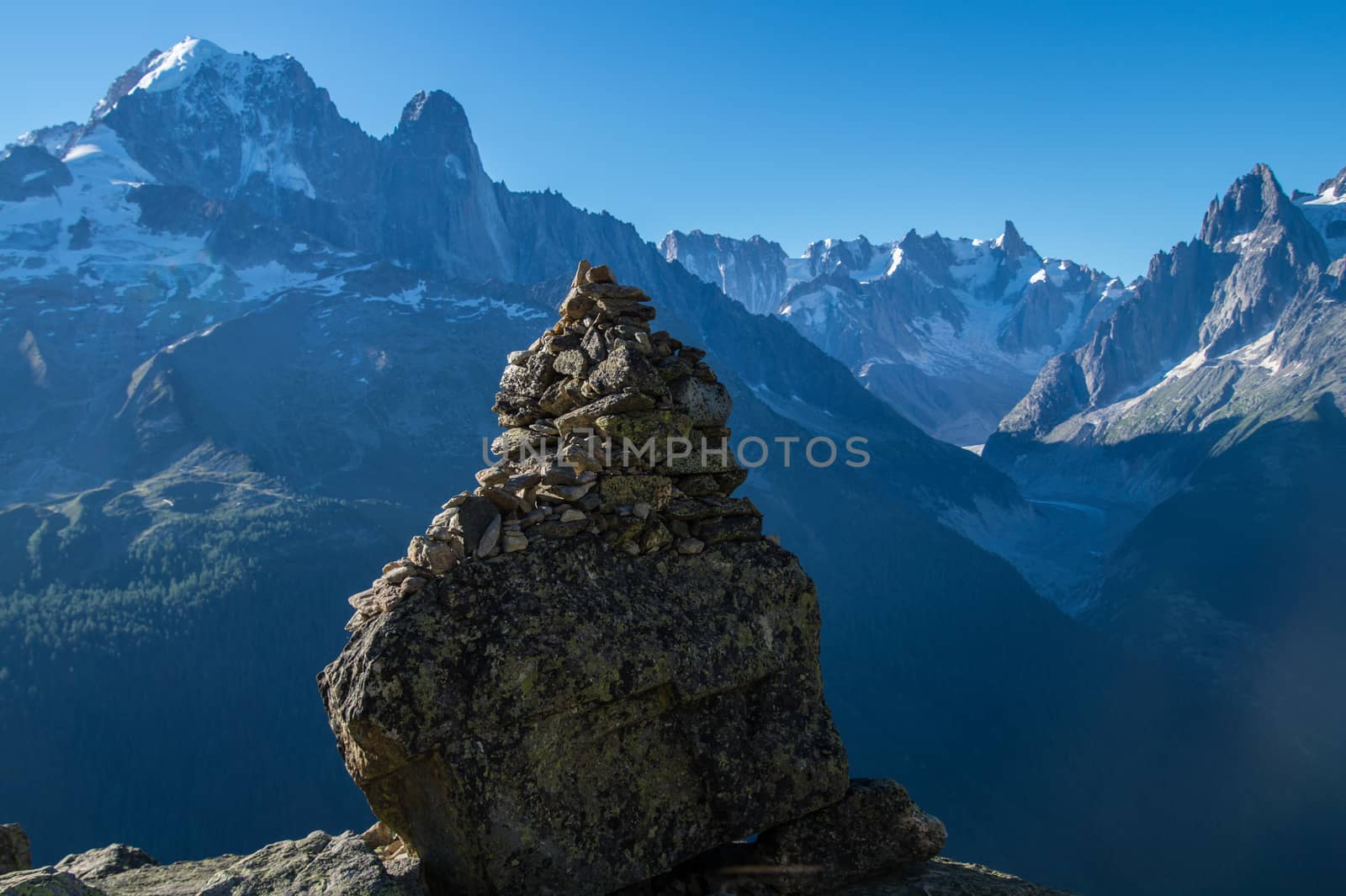 cheserys,aiguille verte et du dru,chamonix,haute savoie,france by bertrand