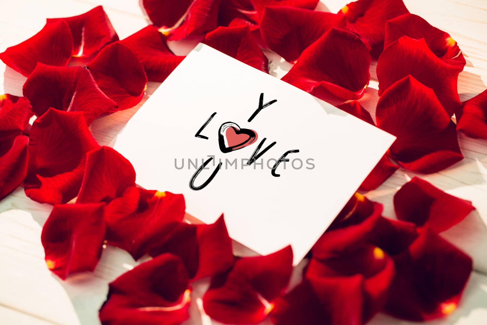 Composite image of cute valentines message by Wavebreakmedia