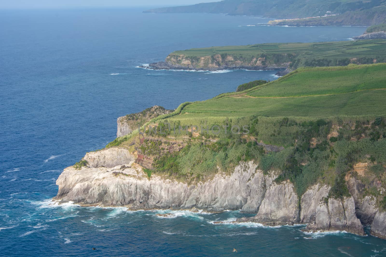 Walk on the Azores archipelago. Discovery of the island of Sao Miguel, Azores. Portugal