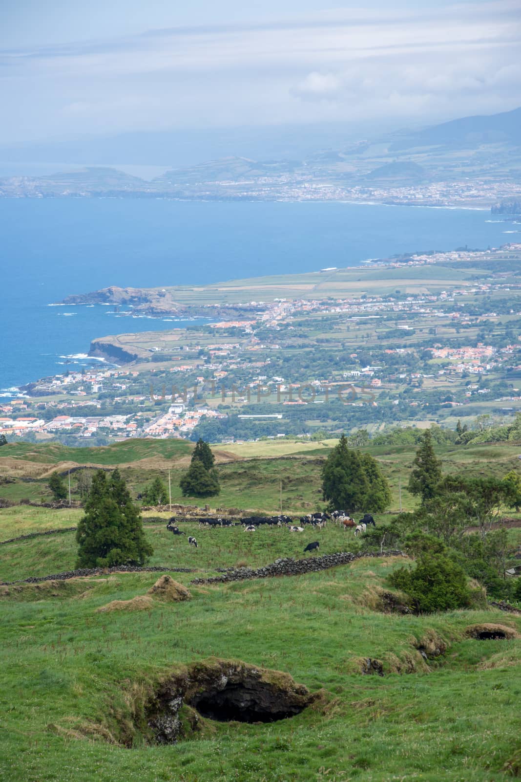 Walk on the Azores archipelago. Discovery of the island of Sao Miguel, Azores. Portugal
