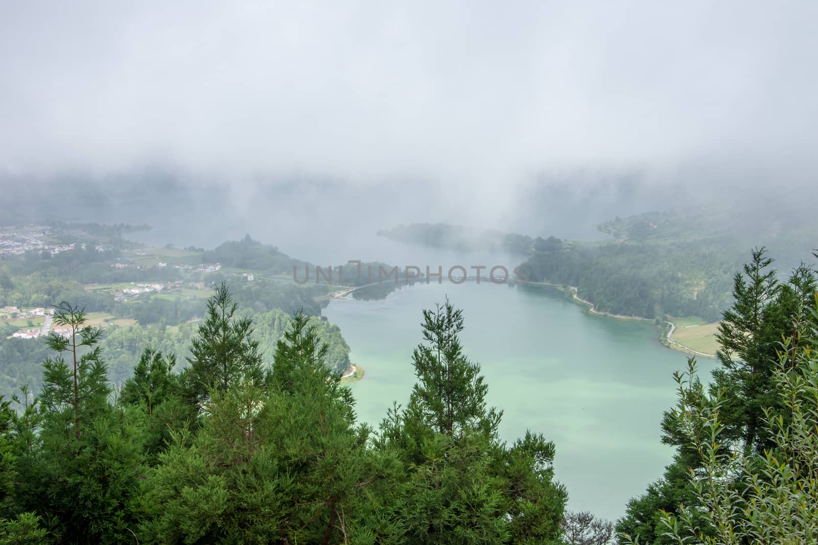 Walk on the Azores archipelago. Discovery of the island of Sao Miguel, Azores. Portugal