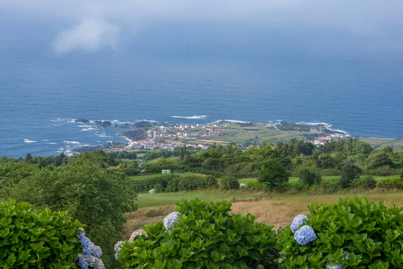 Walk on the Azores archipelago. Discovery of the island of Sao Miguel, Azores. Portugal