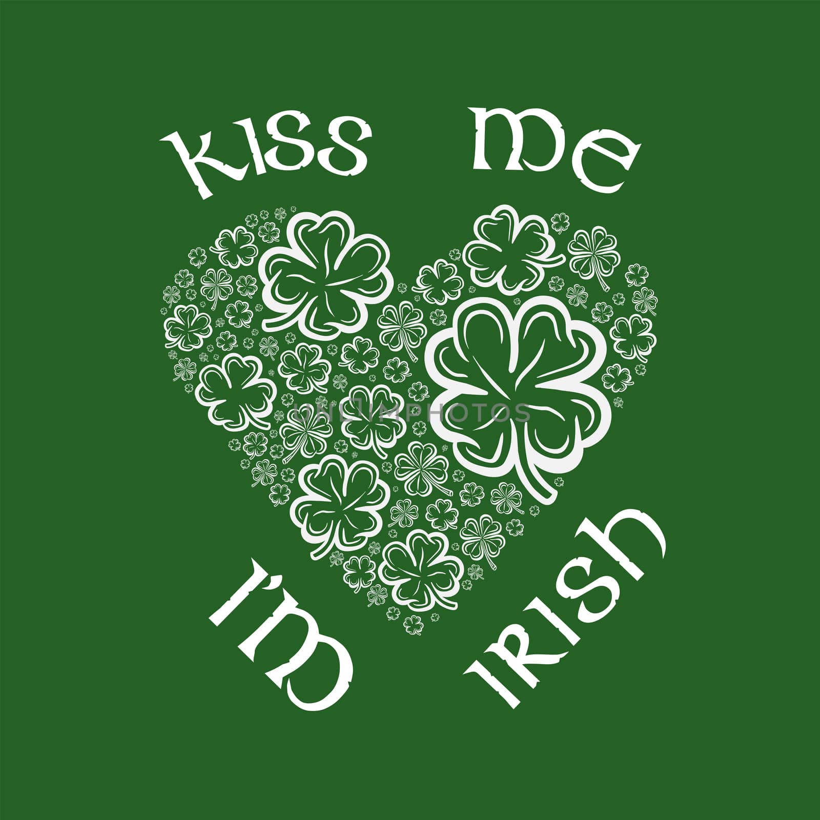 Digitally generated St patricks day greeting vector