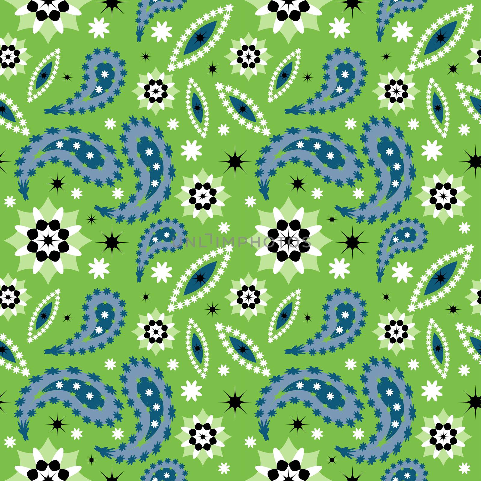 Pattern for coloring book. Ethnic, floral, retro, doodle, vector, tribal design element. Black and white background. Doodle vector background. Henna paisley mehndi doodles design tribal design element