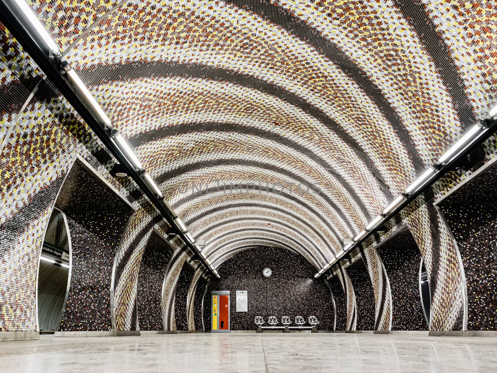 Ground level view of Gellert station in Budapest by Umtsga