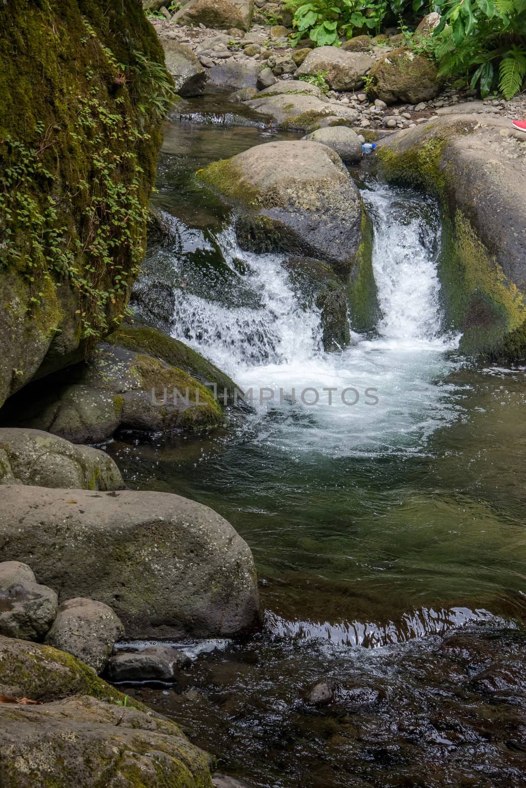 walk and discover the prego salto waterfall on the island of sao miguel, azores, Portugal.