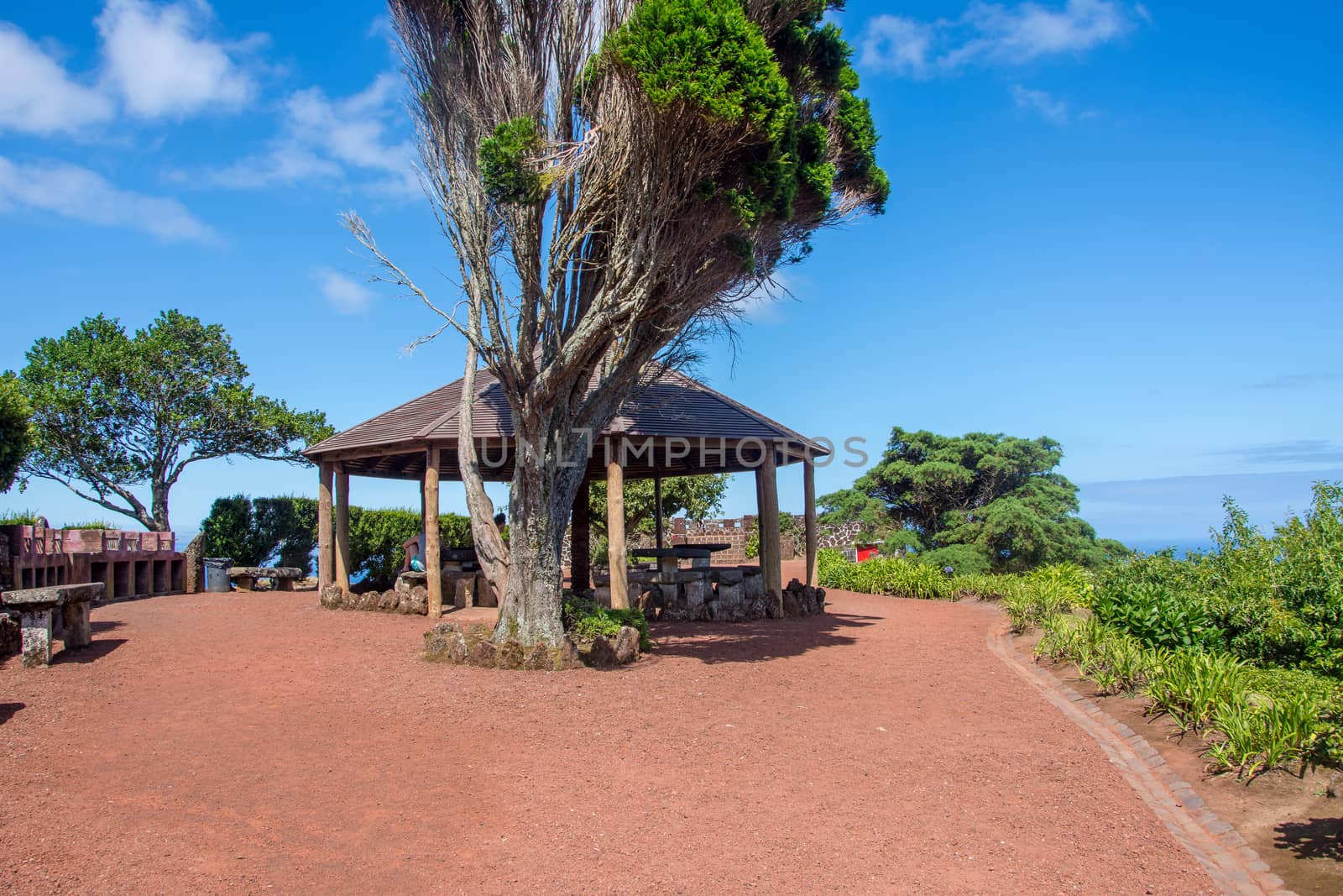 Walk on the Azores archipelago. Discovery of the island of Sao Miguel, Azores. Portugal
