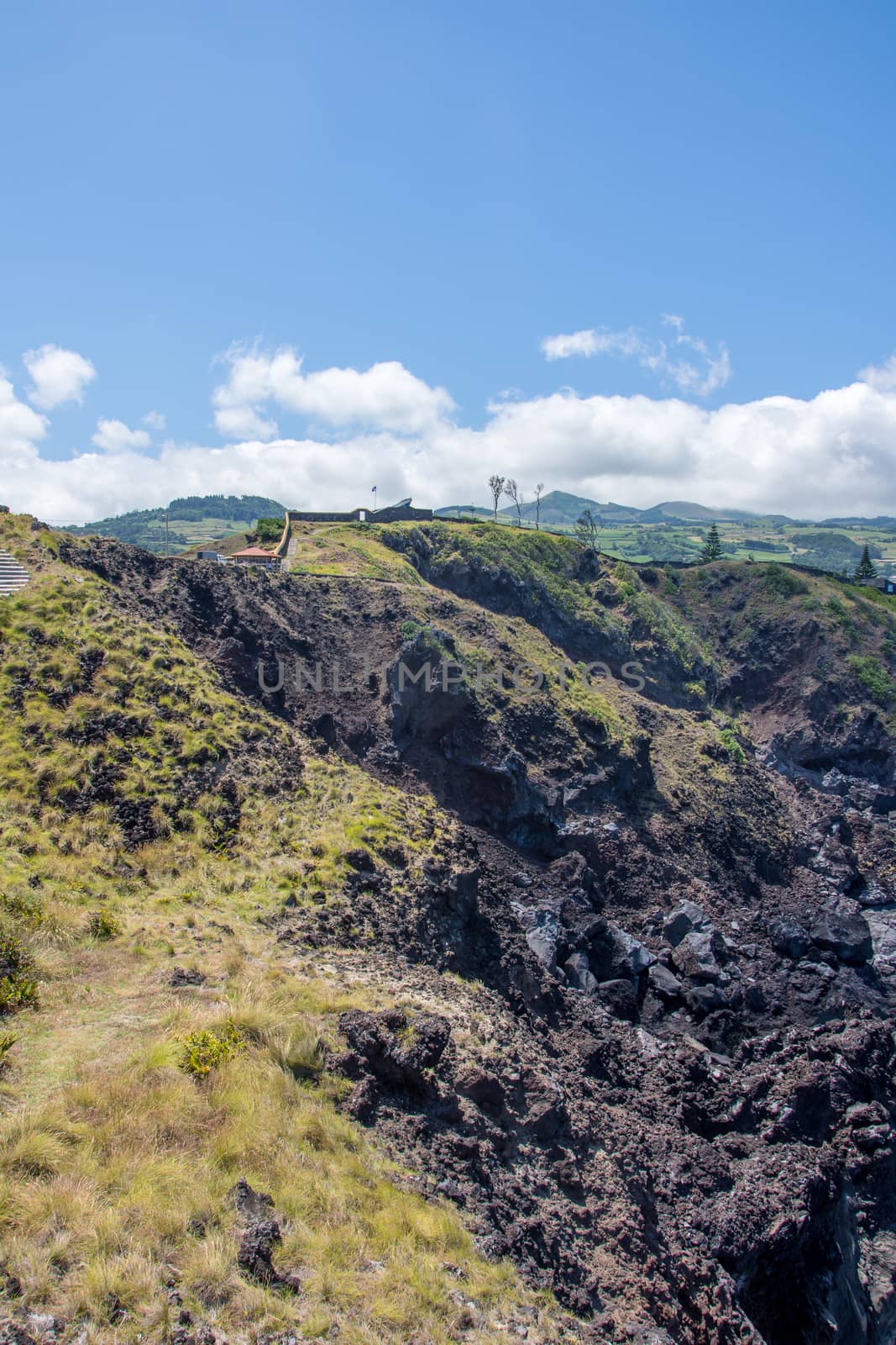 Walk on the Azores archipelago. Discovery of the island of Sao Miguel, Azores. Portugal