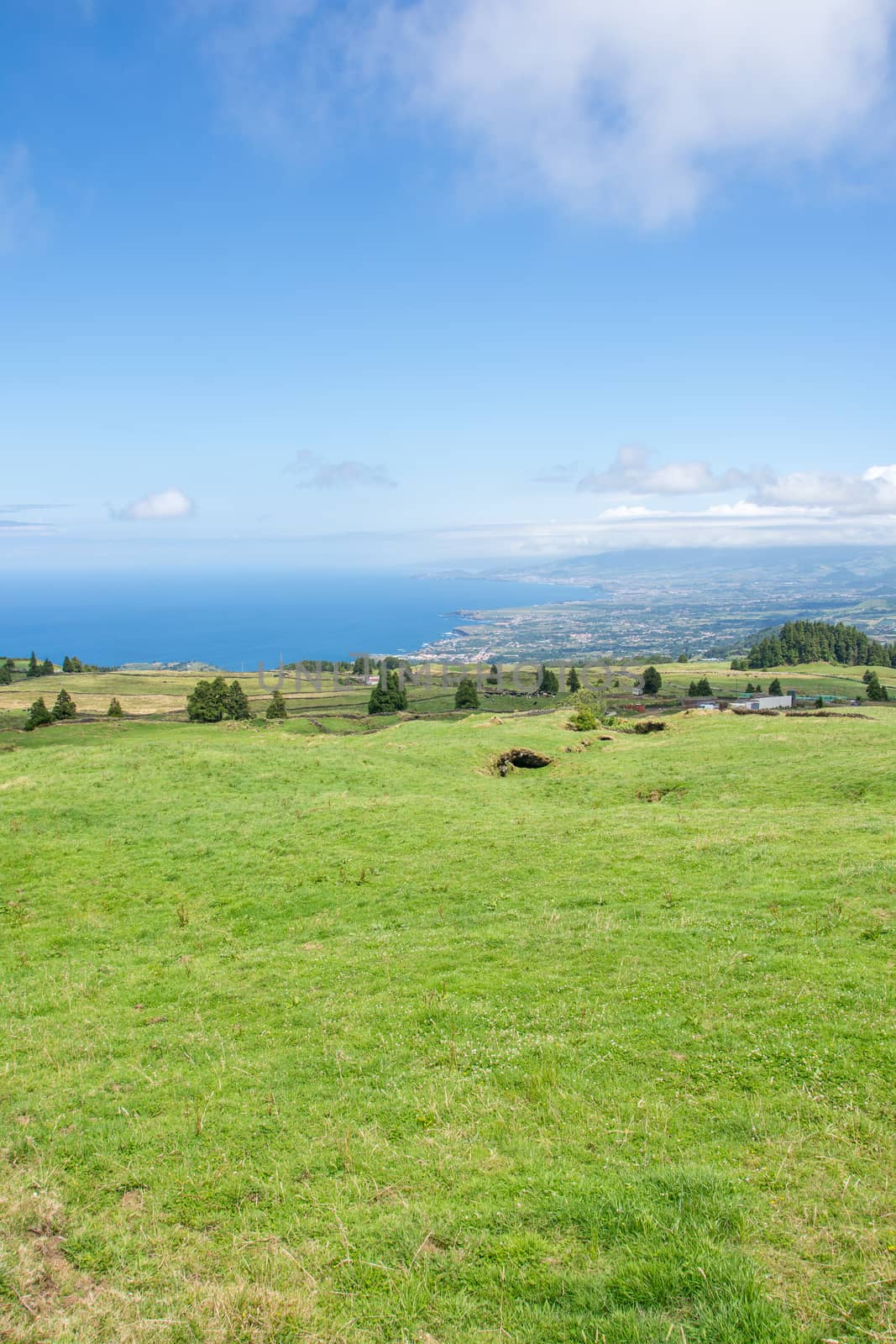 Walk on the Azores archipelago. Discovery of the island of Sao Miguel, Azores. Portugal