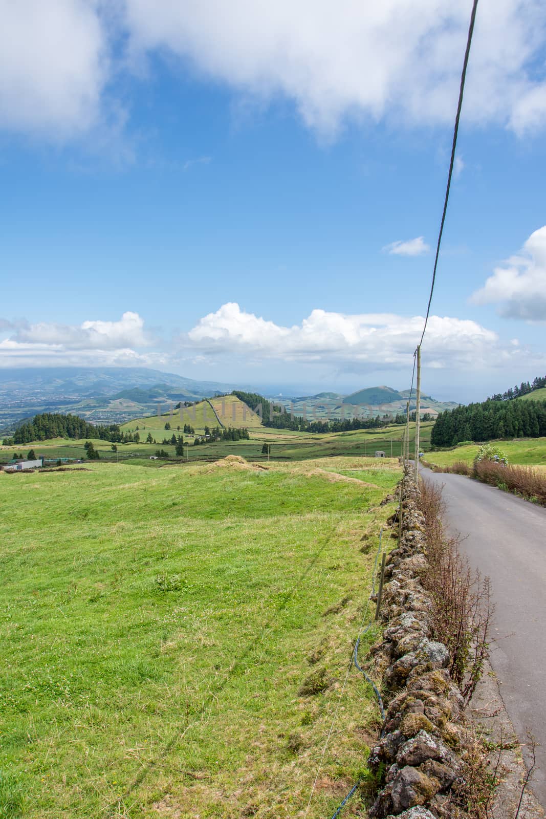 Walk on the Azores archipelago. Discovery of the island of Sao Miguel, Azores. Portugal