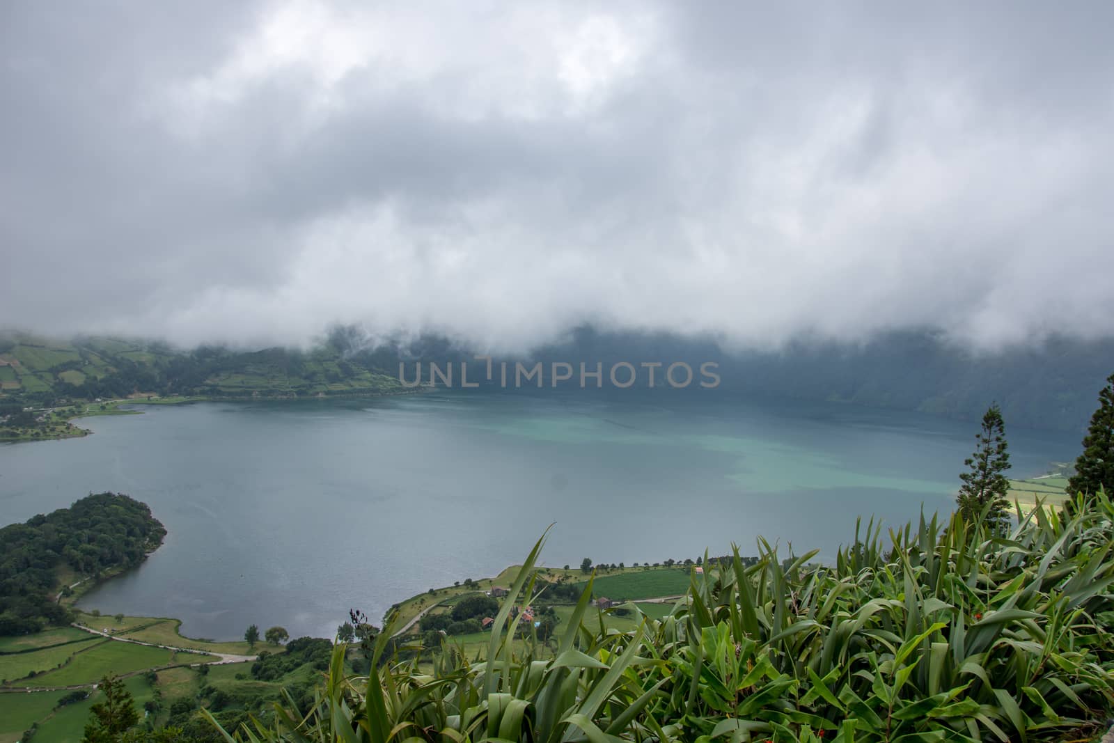 Walk on the Azores archipelago. Discovery of the island of Sao Miguel, Azores. Portugal