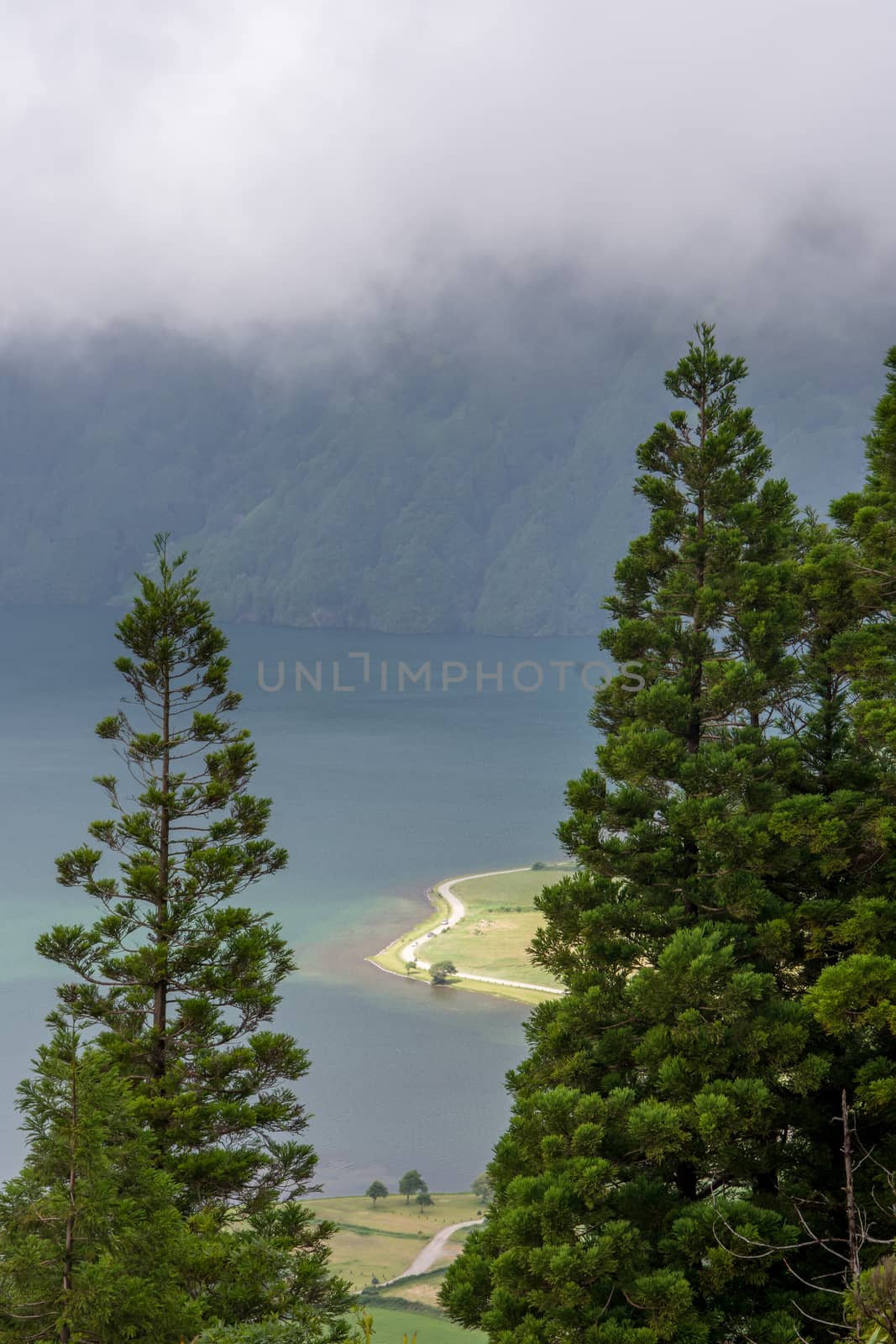 Walk on the Azores archipelago. Discovery of the island of Sao Miguel, Azores. Portugal