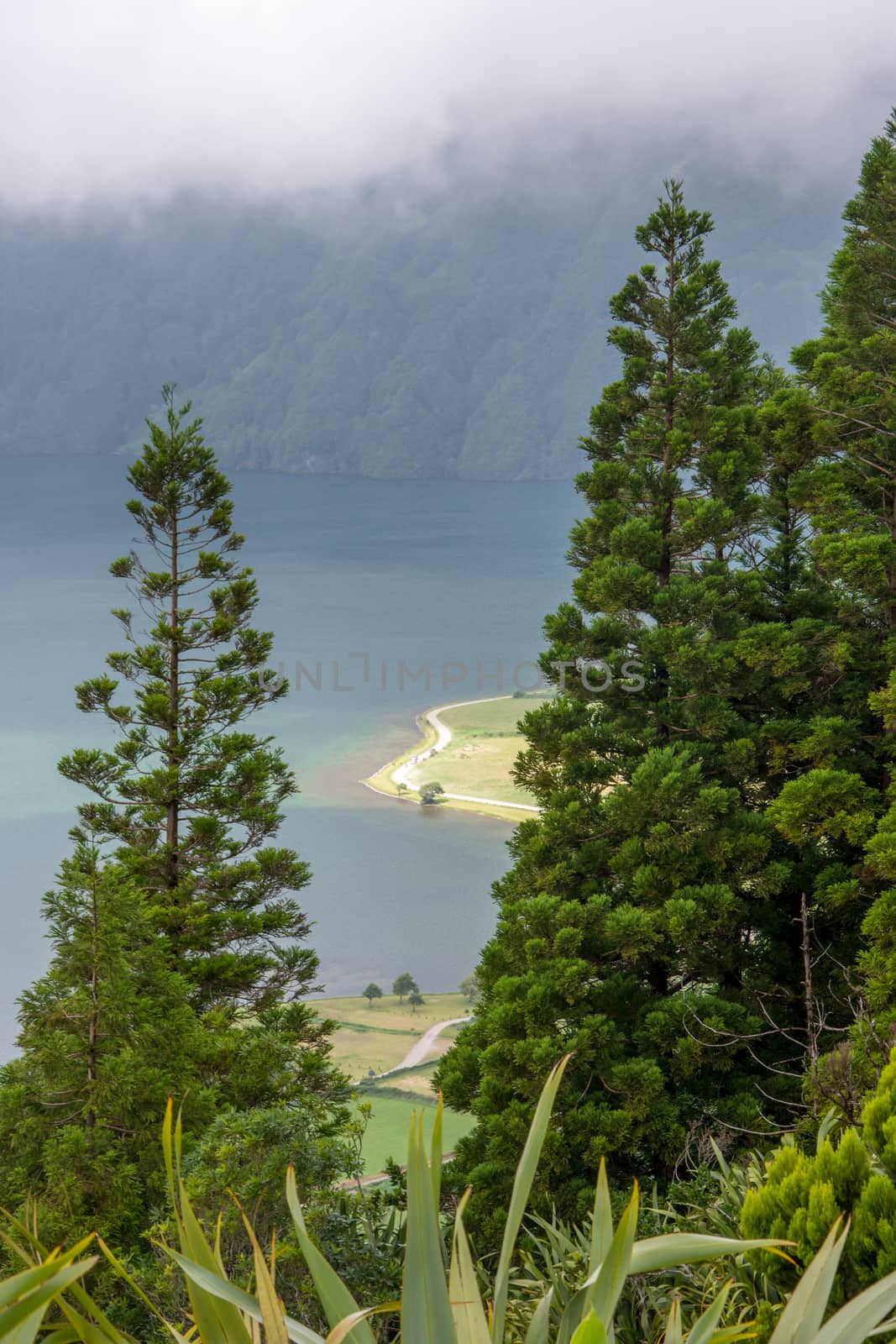 Walk on the Azores archipelago. Discovery of the island of Sao Miguel, Azores. Portugal