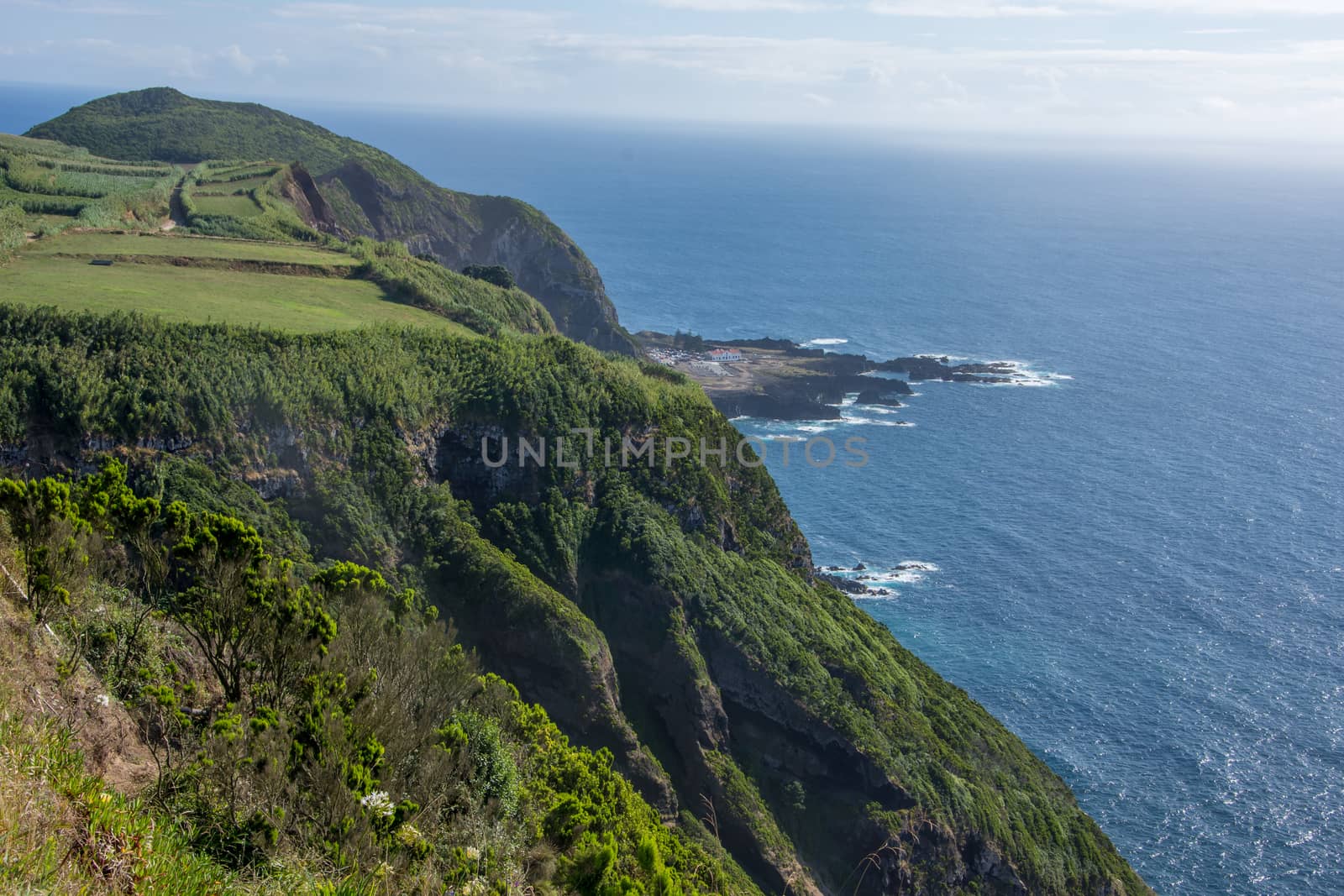 Walk on the Azores archipelago. Discovery of the island of Sao Miguel, Azores. Portugal
