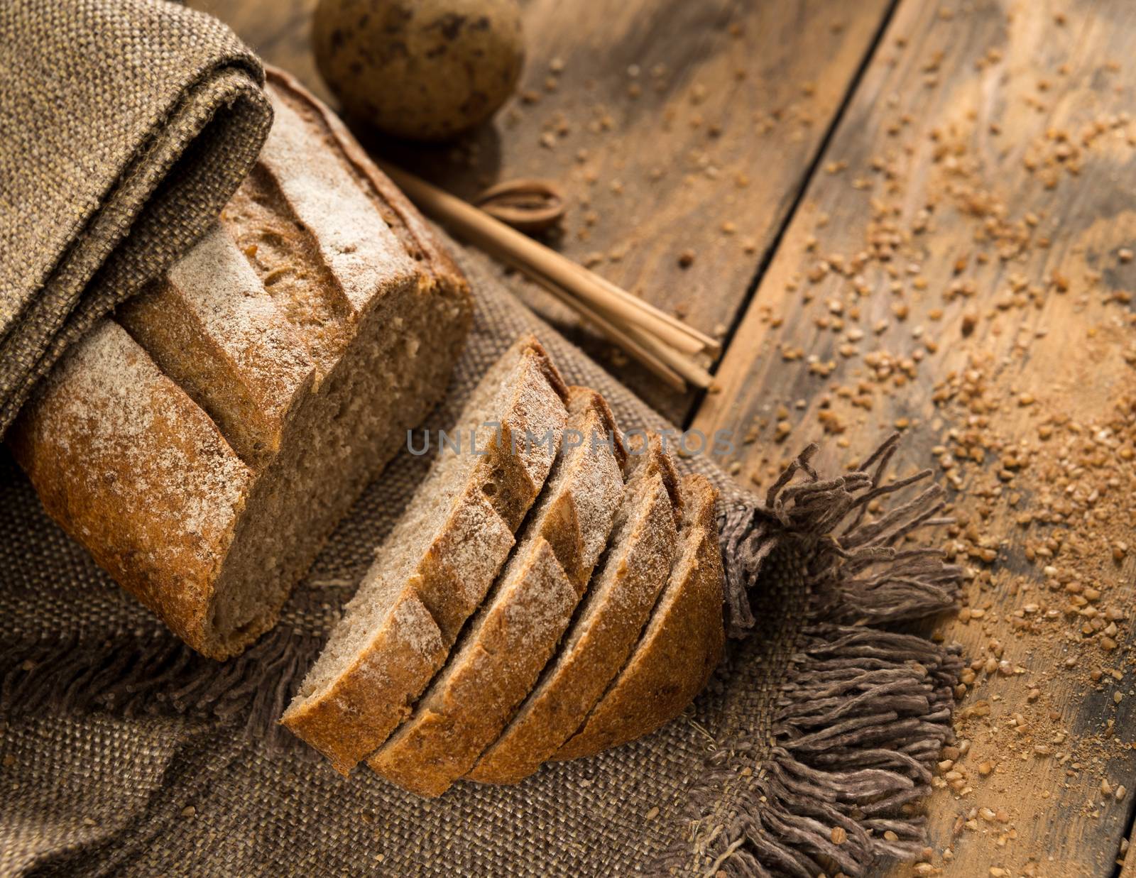 loaf of bread top view by A_Karim