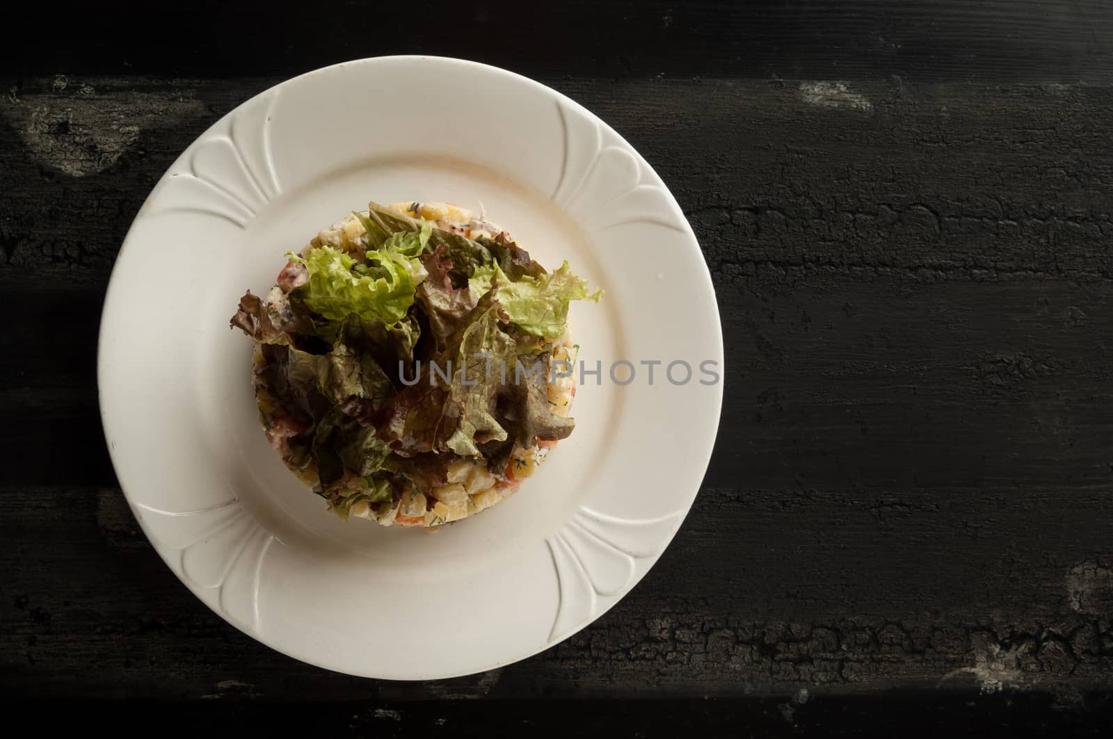 dish on a wooden surface by A_Karim