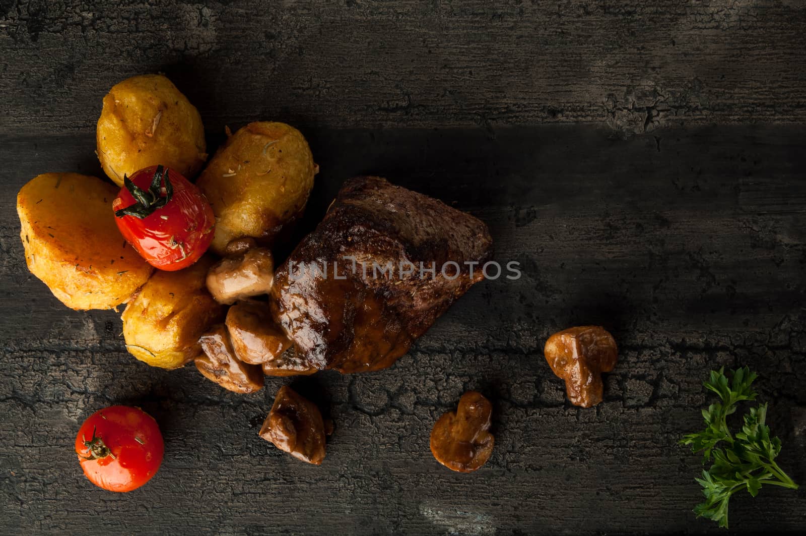 dish on a wooden surface by A_Karim