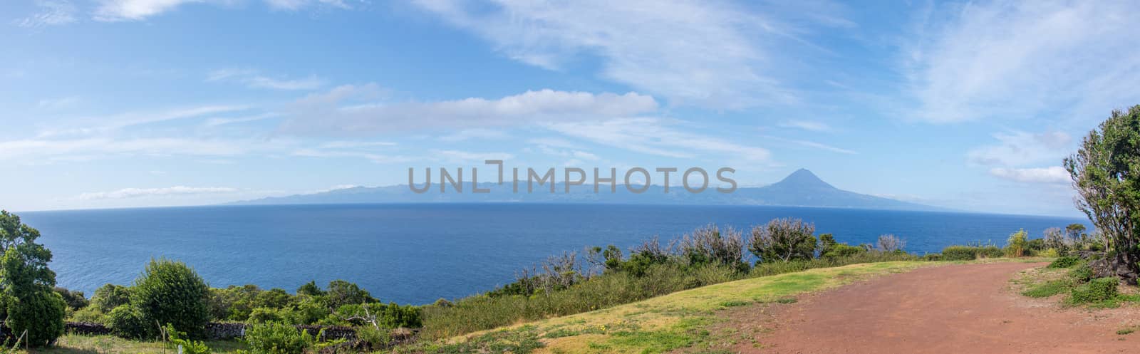 Walk on the Azores archipelago. Discovery of the island of sao jorge, Azores. Portugal. , Azores. Portugal. Velas