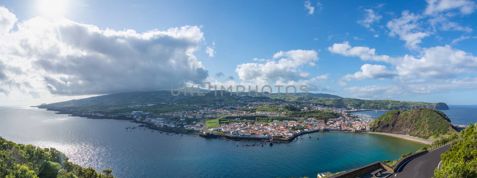 Walk on the Azores archipelago. Discovery of the island of Faial, Azores. Portugal, Azores. Horta by shovag