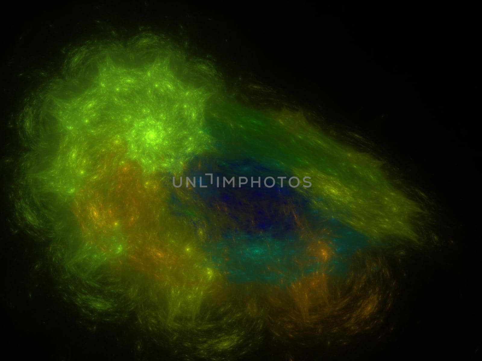 Imaginatory lush fractal texture generated image abstract background