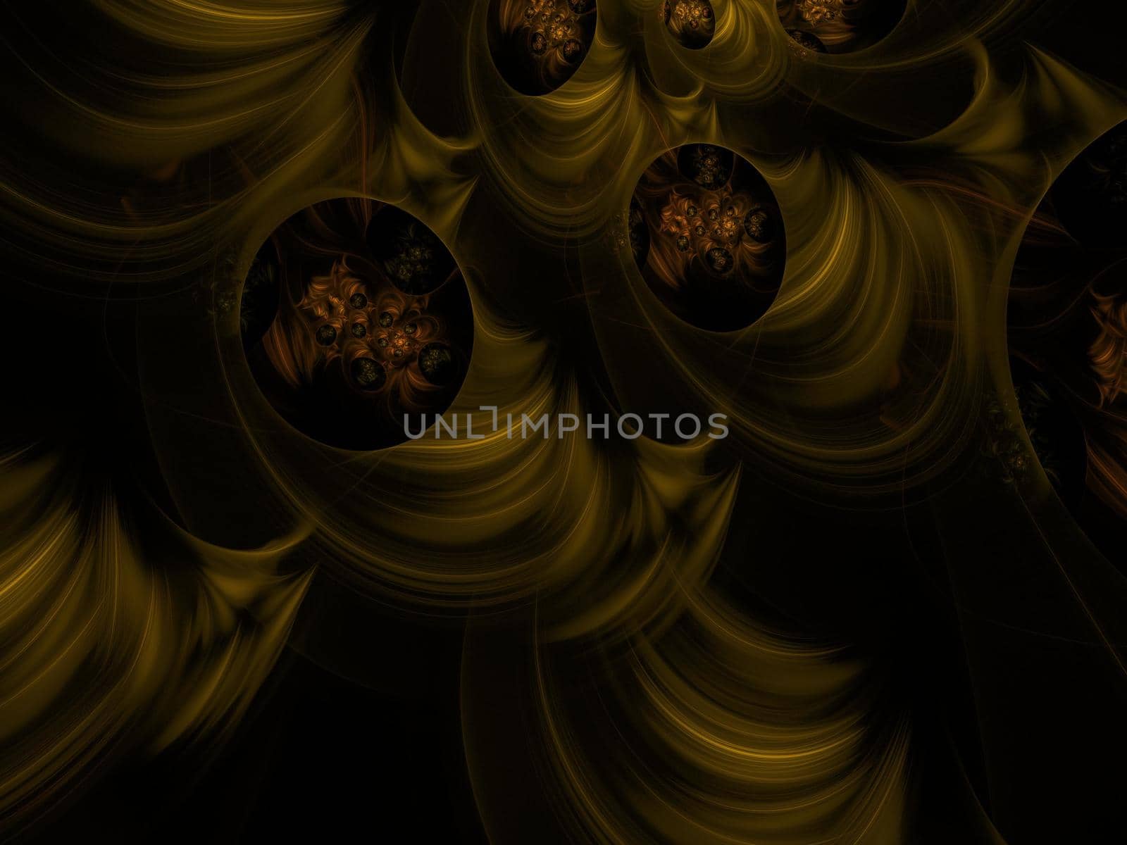 Imaginatory lush fractal texture generated image abstract background