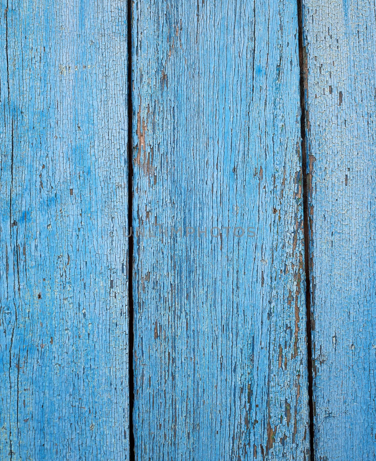 Old blue wooden background. Distressed vintage backdrop. close up