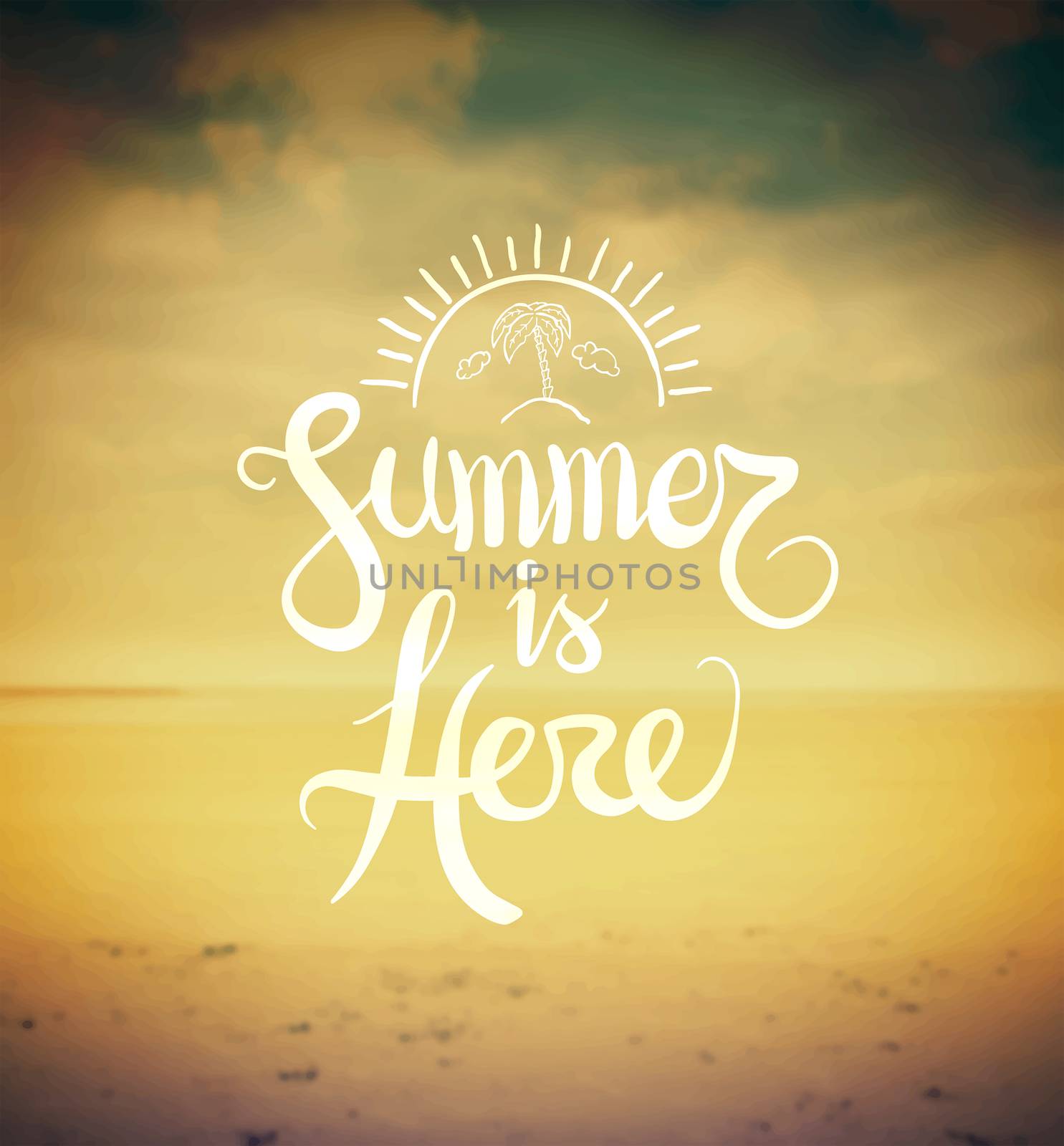 Summer is here vector by Wavebreakmedia