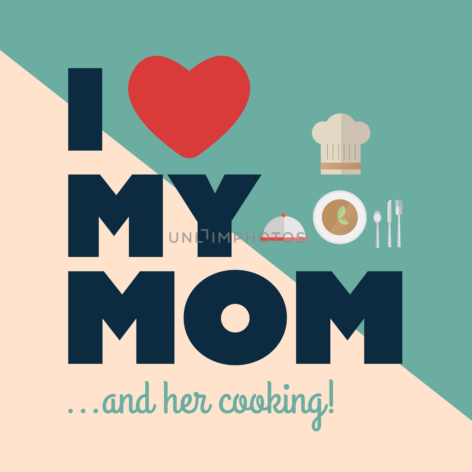 Digitally generated Happy mothers day vector