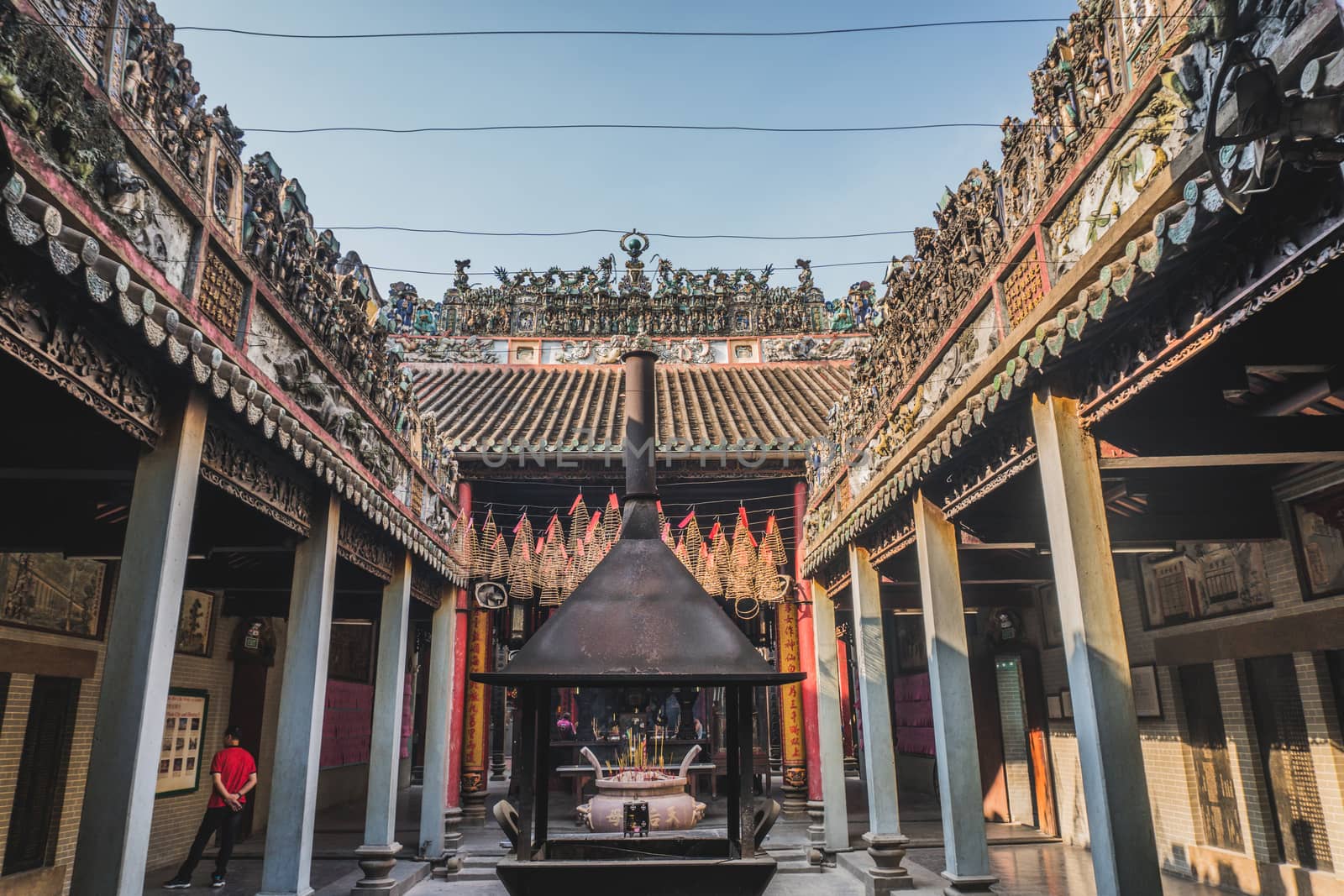 Chinese temple in Vietnam Asia. Ho Chi Minh, Vietnam 