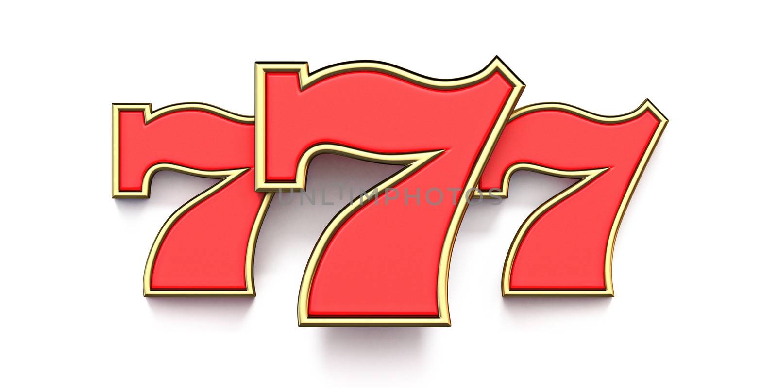 777 casino sign 3D by djmilic