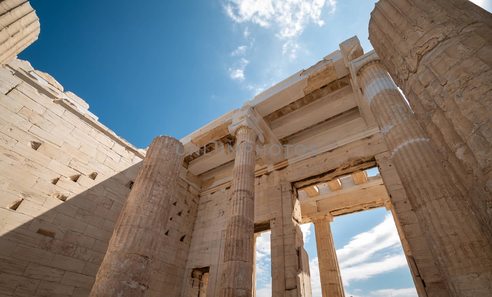 The Acropolis in Greece.