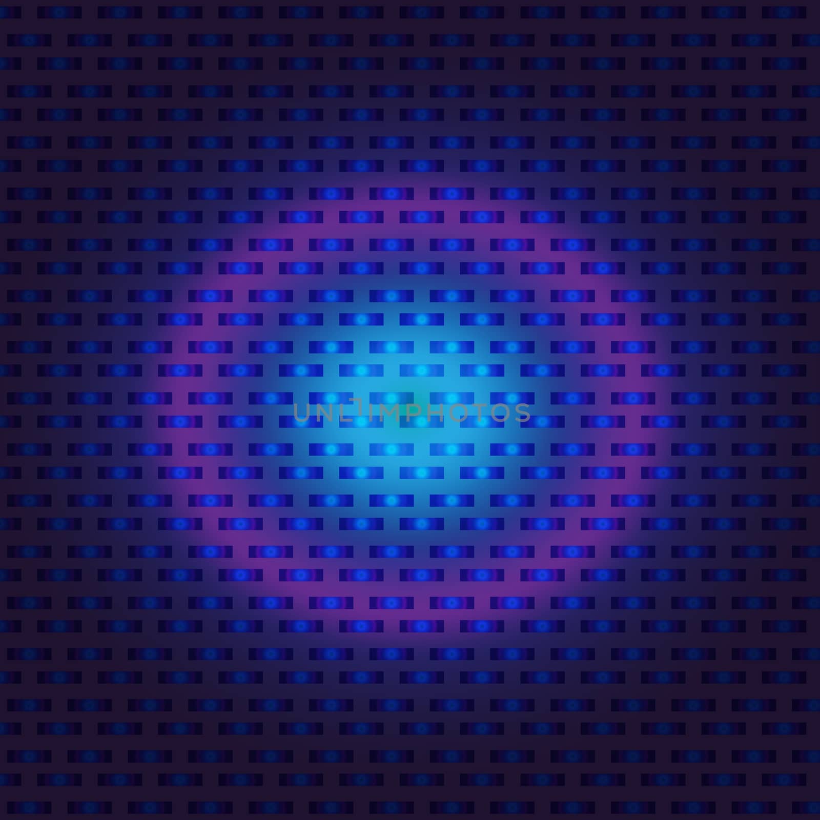 Techno digital virtual blue, violet and pink background. Vector