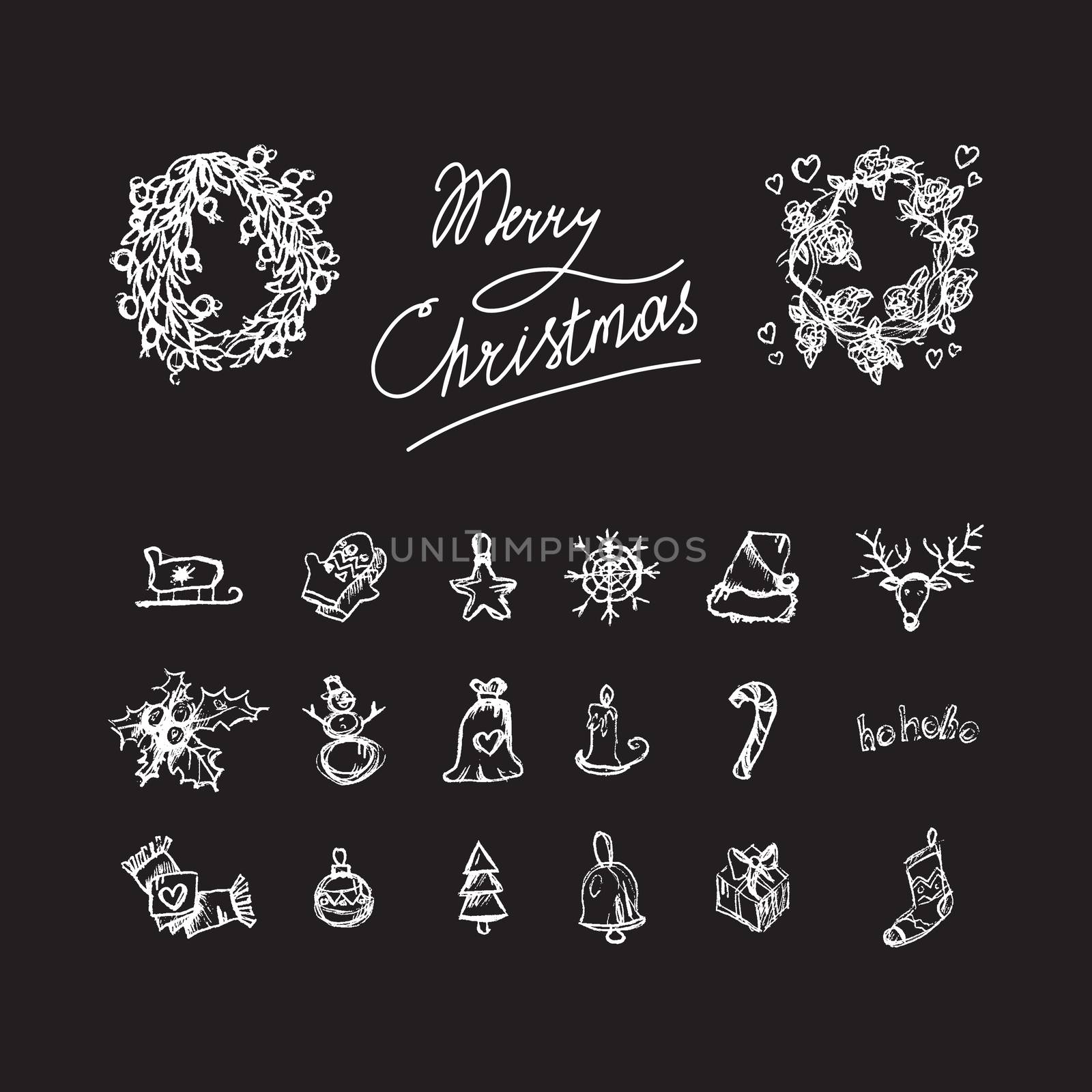 Merry Christmas icons by barsrsind