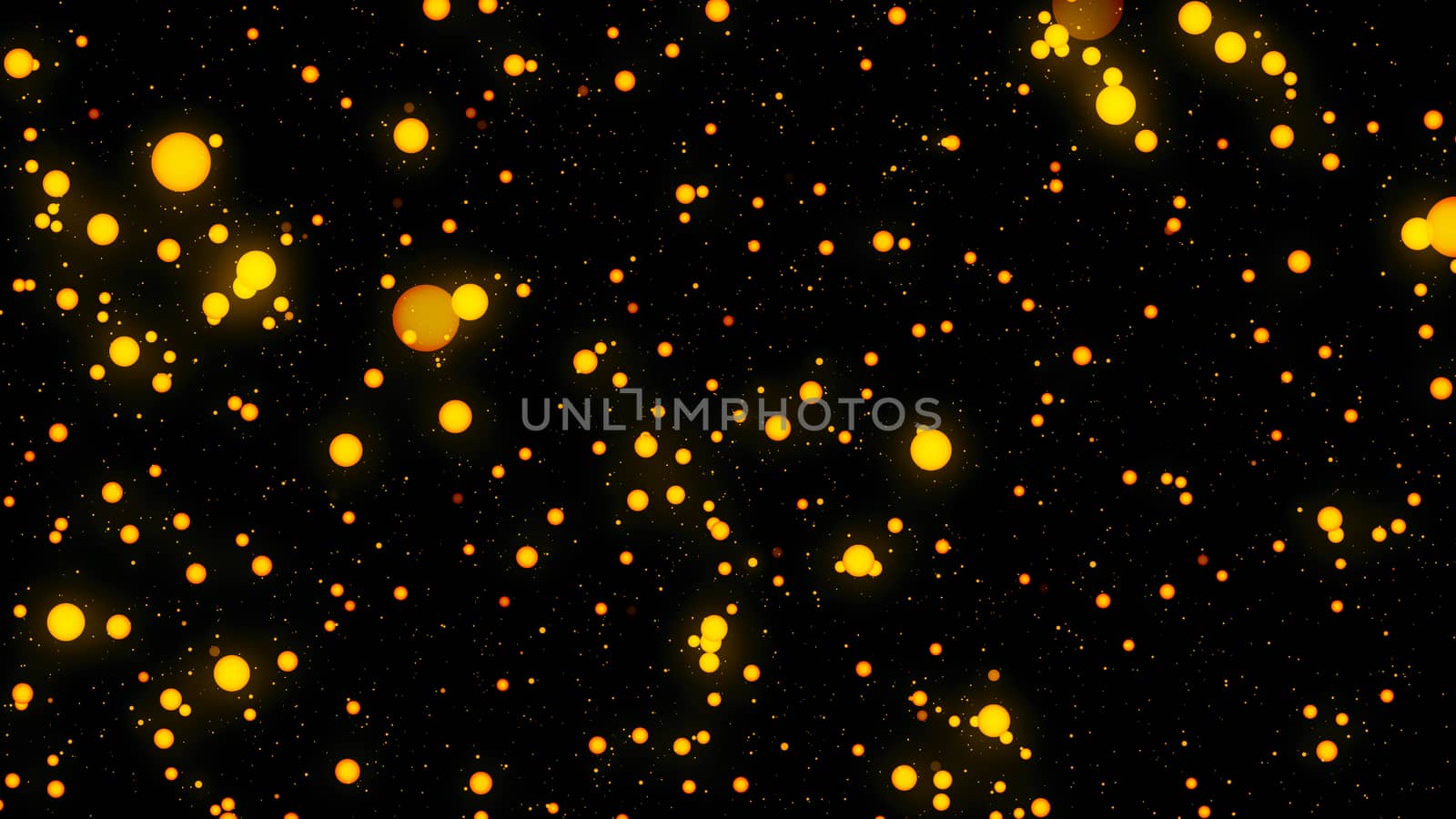 Abstract retro 1920 style vintage background of flickering gold tone particles and light flare