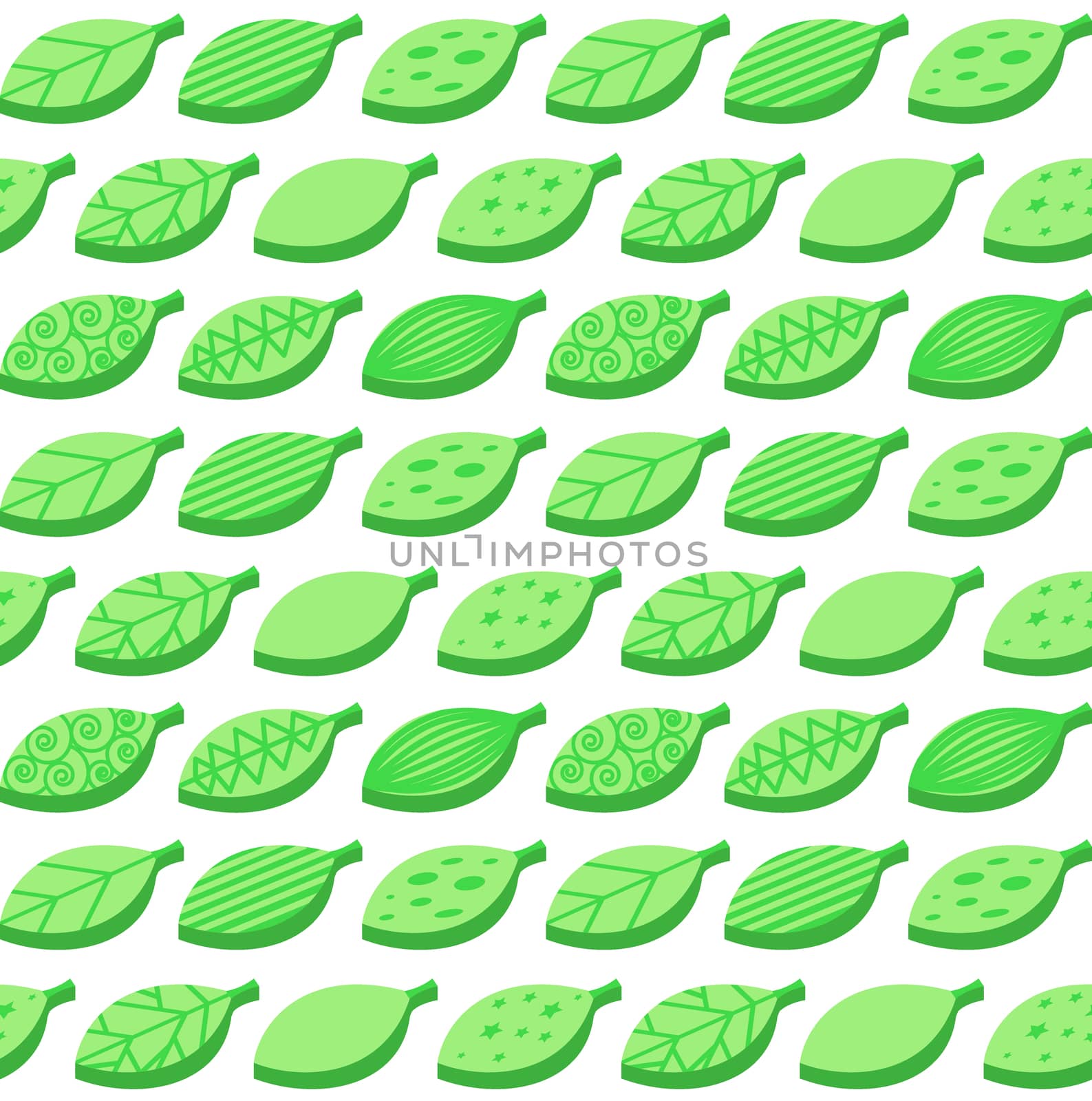 Vector background from green leaves, ecology background