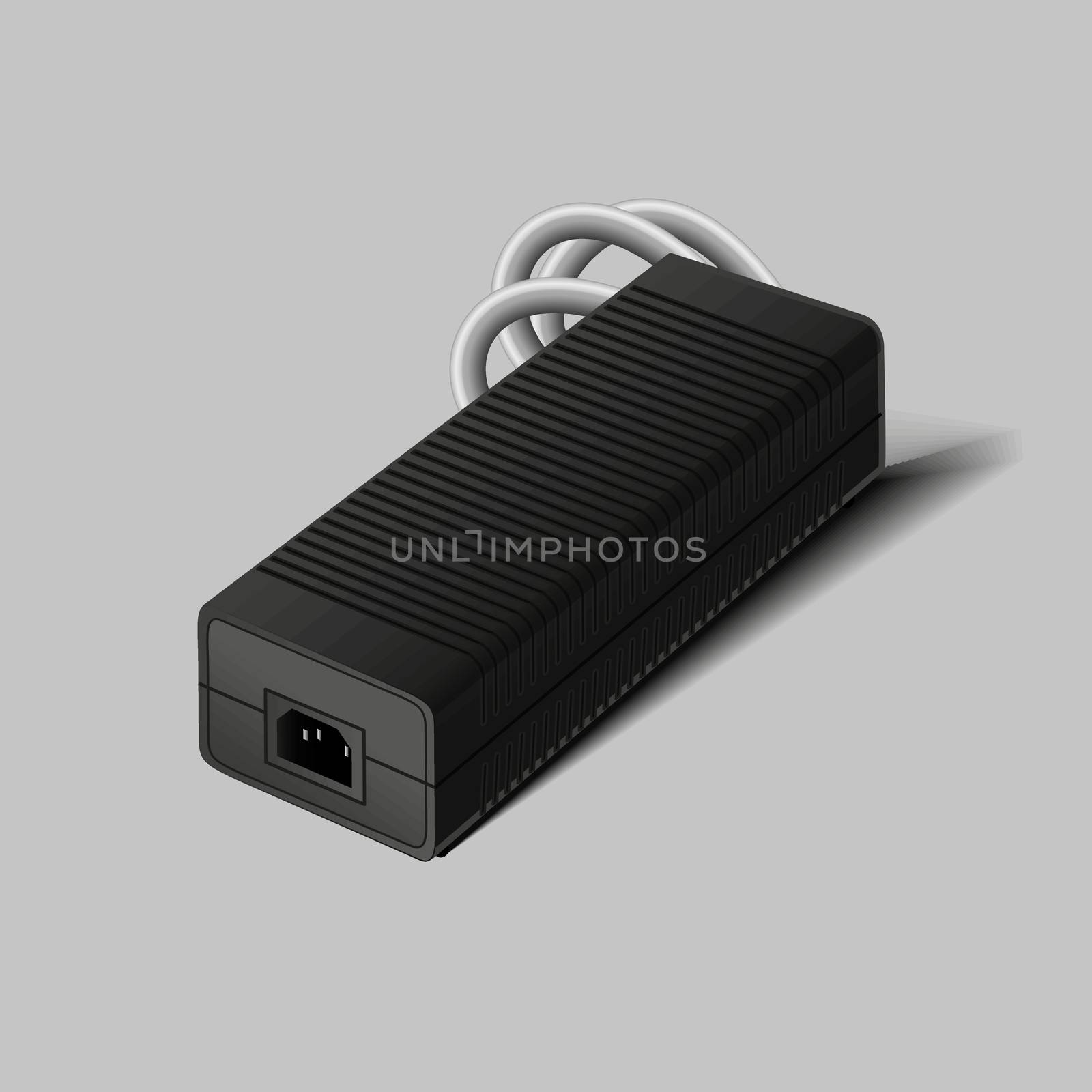Re-charger Device of charging illustration. Technology. Vector