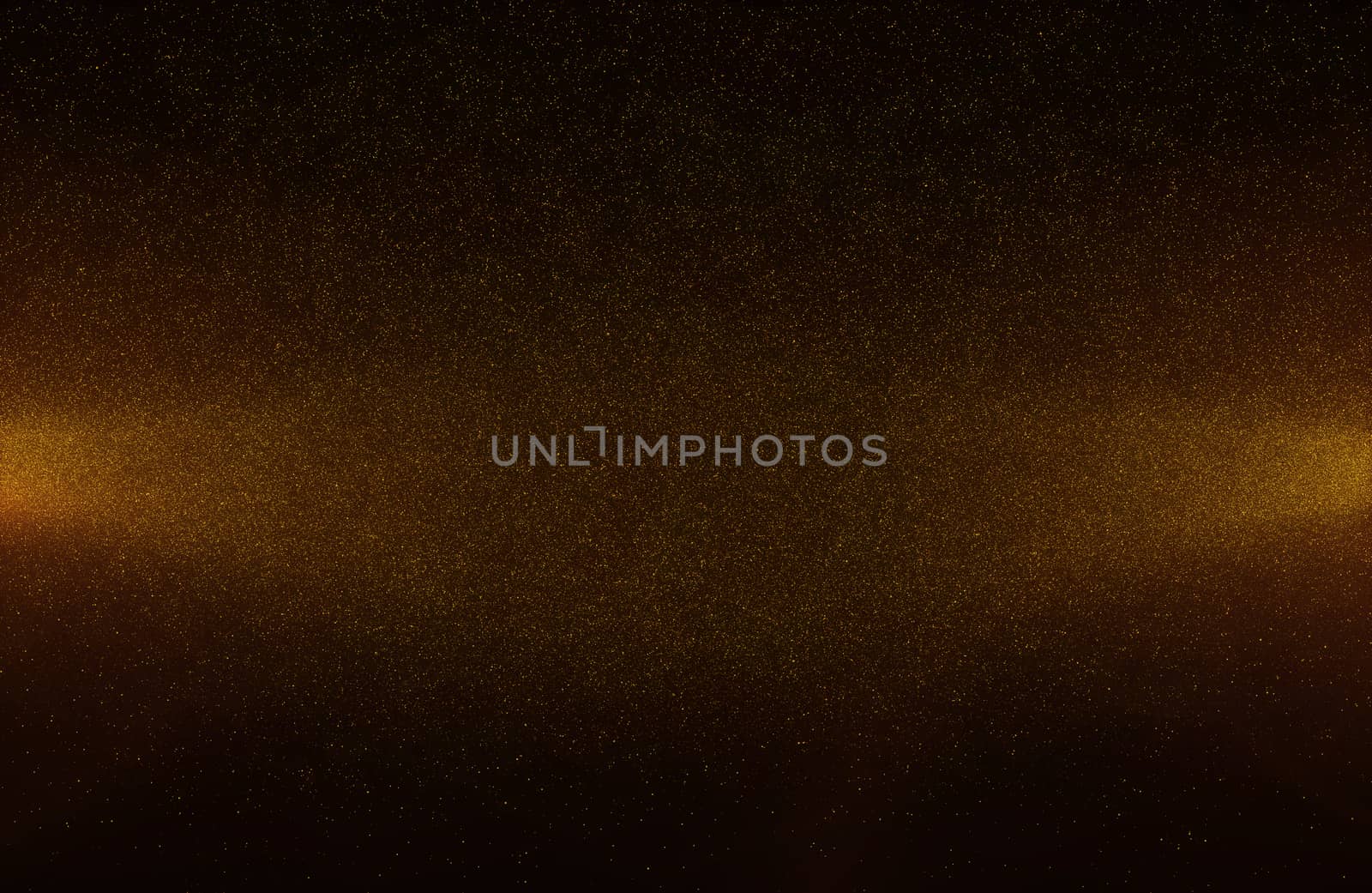 Abstract retro 1920 style vintage background of flickering gold tone particles and light flare